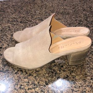 Mariella Italian Suede Slide-on. Size 8.